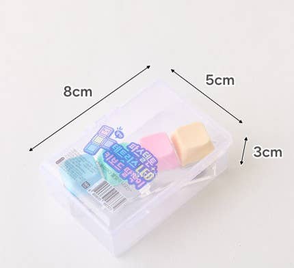 Pastel/Clear LED Tetris Clicker Keyboard Keycap Keychain