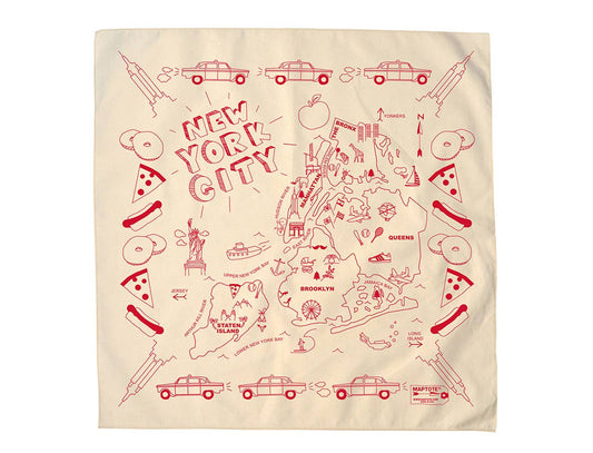Maptote - New York City Bandana