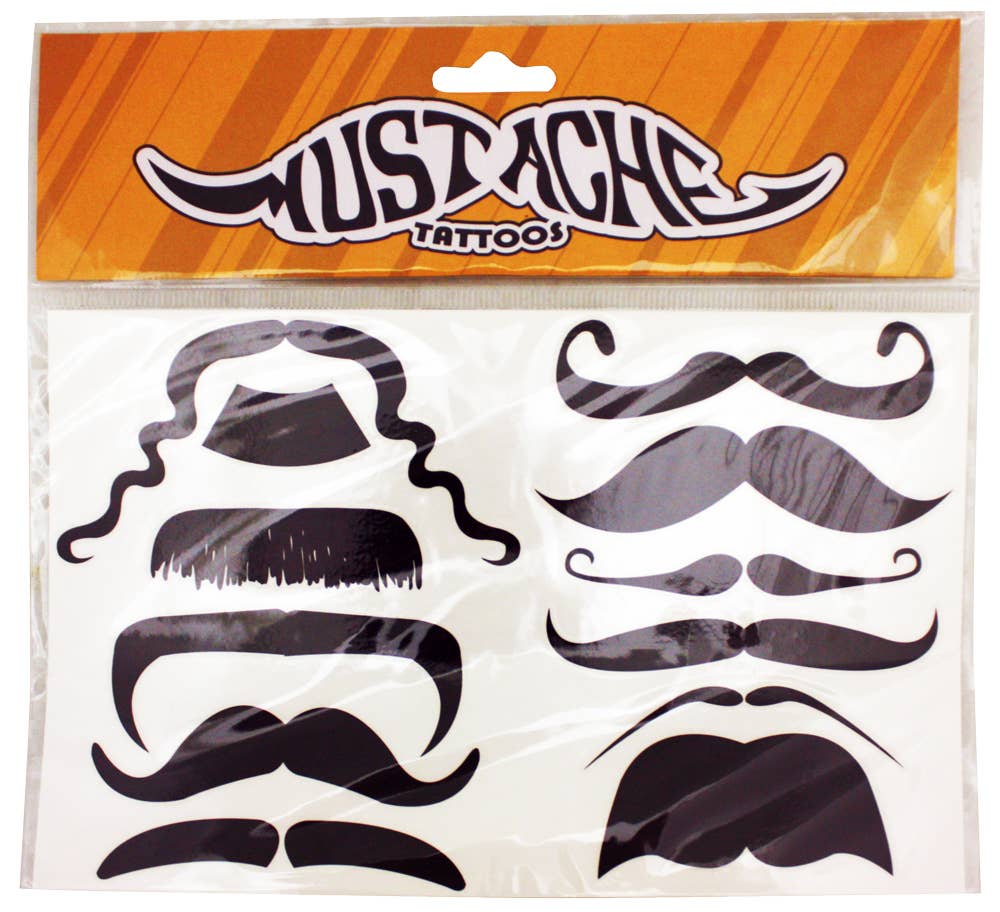 Mustache Tattoo Pack