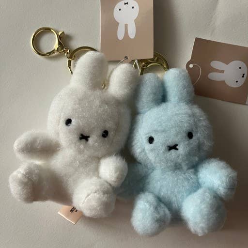 Miffy Limited Creamy Soft Color Fluffy Key ring Bag Charm