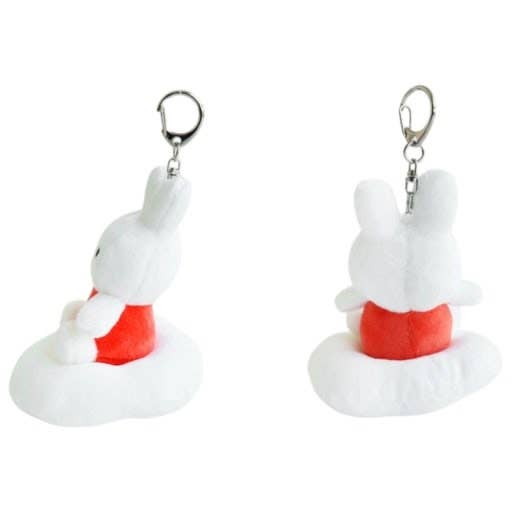 K_Wonderland - New! Miffy Dream on Cloud Plush Keyring Bag deco Charm