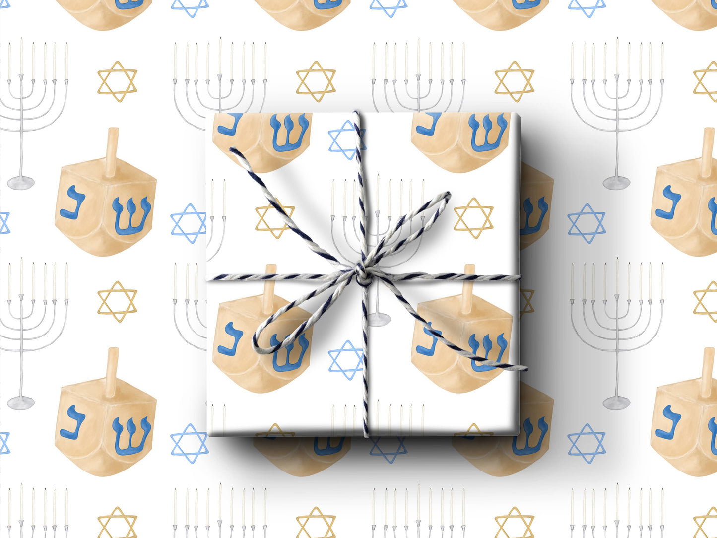 Hanukkah Wrapping Paper