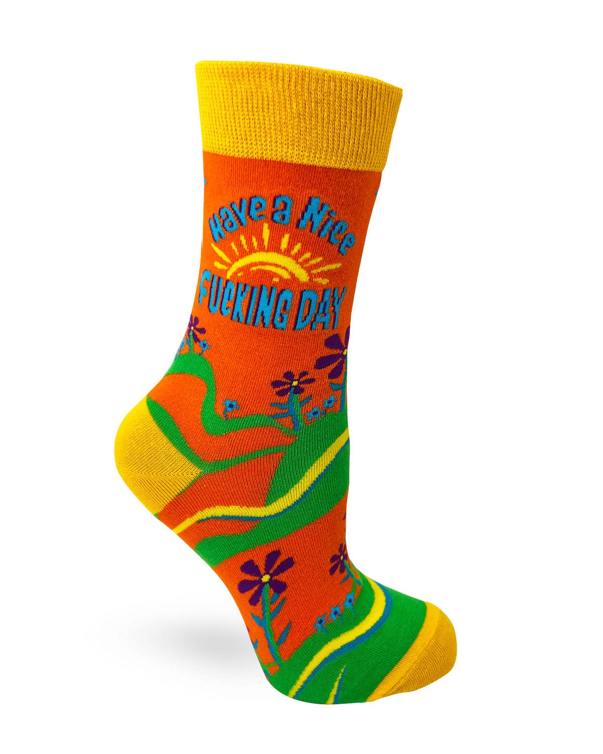 Fabdaz - Have a Nice F**king Day Sassy Ladies' Novelty Crew Socks