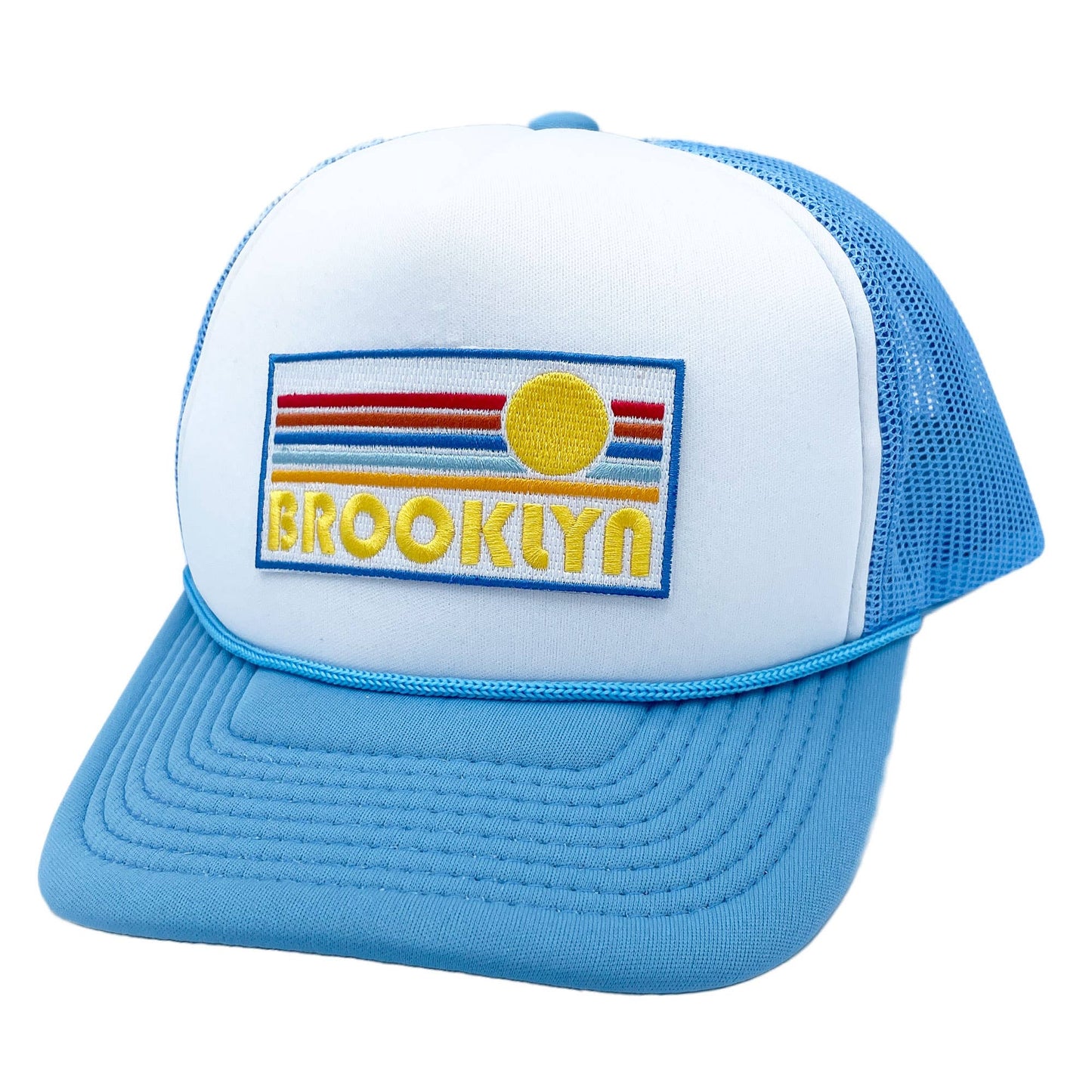 Brooklyn Trucker Hat Adult Retro Sun Brooklyn,NY Hat