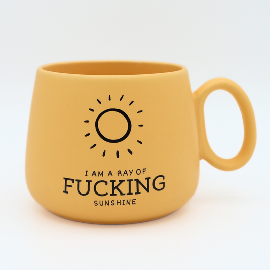 I Am A Ray of Fucking Sunshine - Jumbo Cappuccino Mug