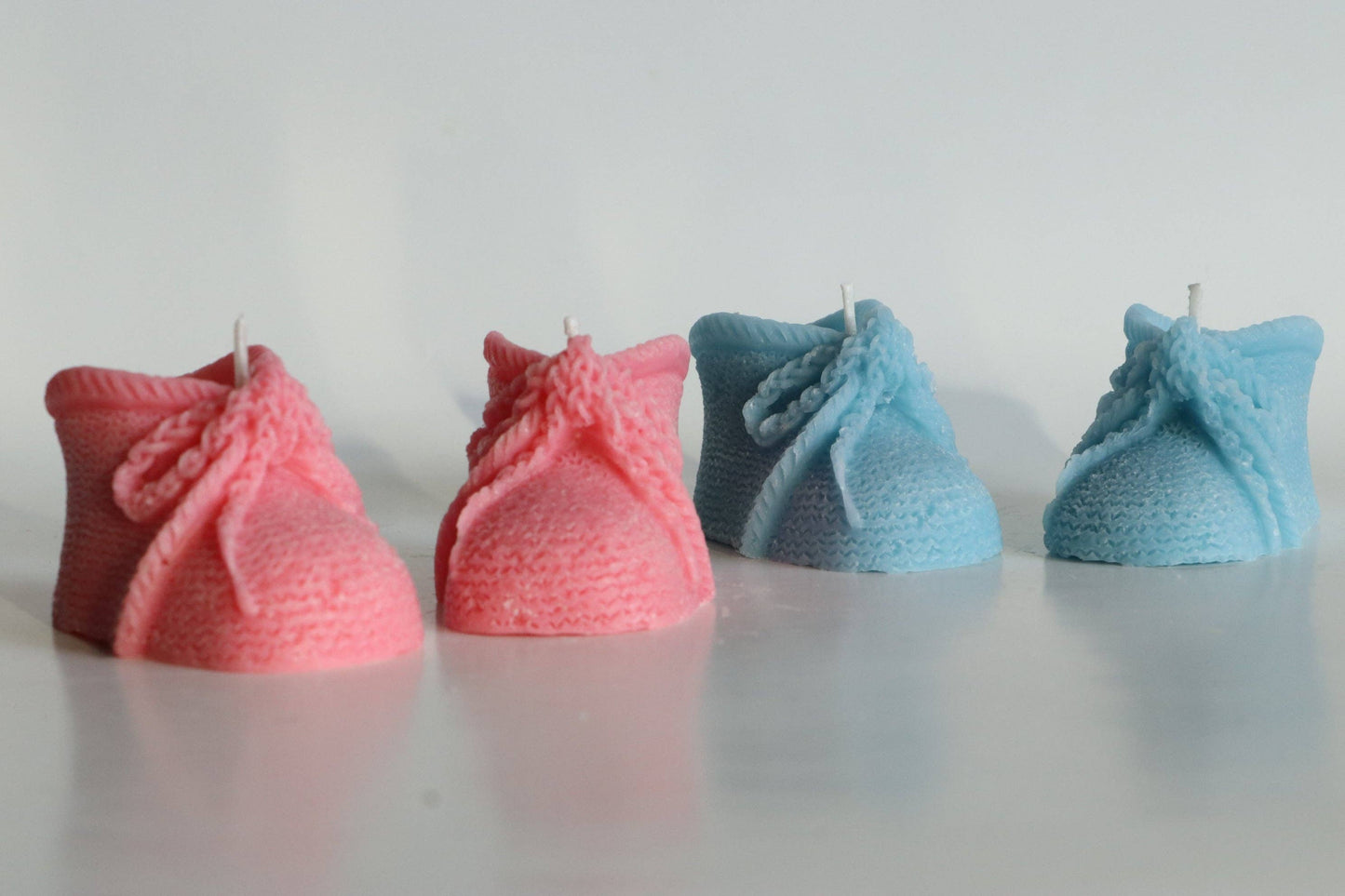 SugarByrd - Baby Shower Candle Favors - Booties