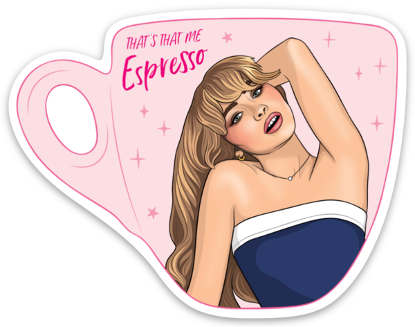 THE FOUND - Sabrina Espresso Die Cut Sticker