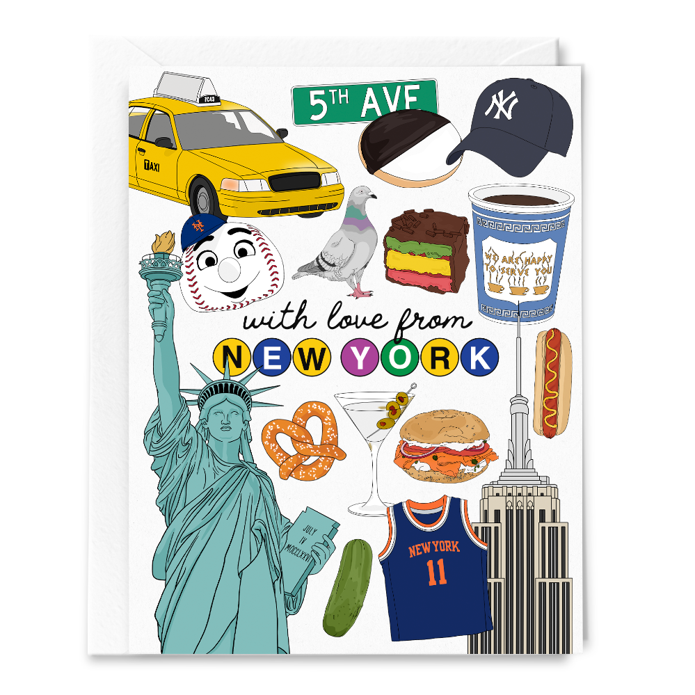 With Love from New York, New York Card