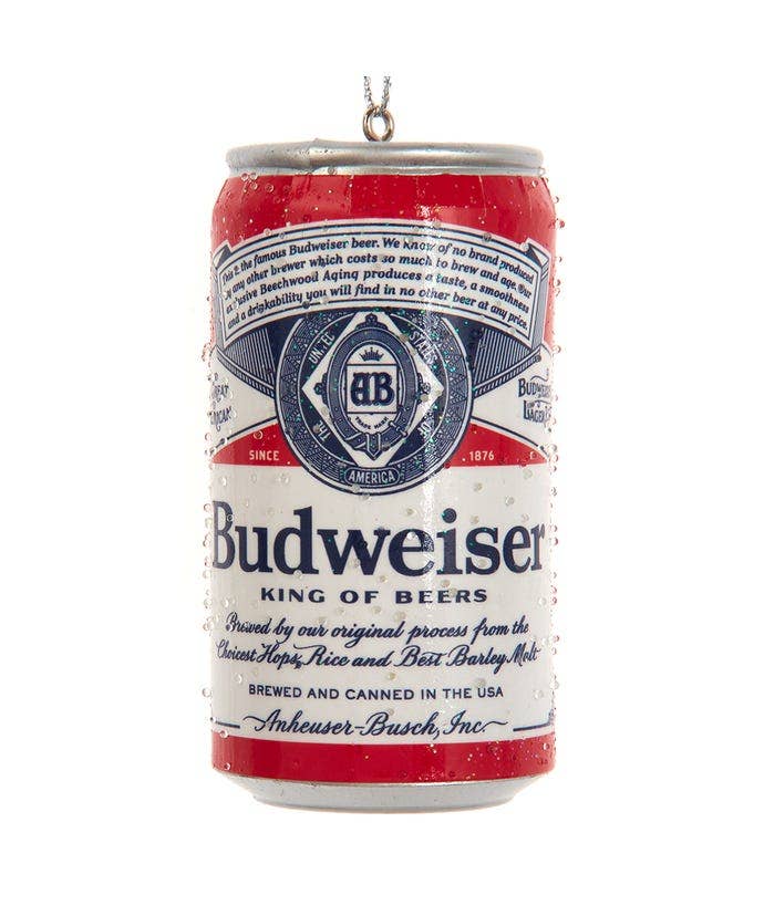 3.75"BUDWEISER CAN BLOW MOLD ORNAMENT