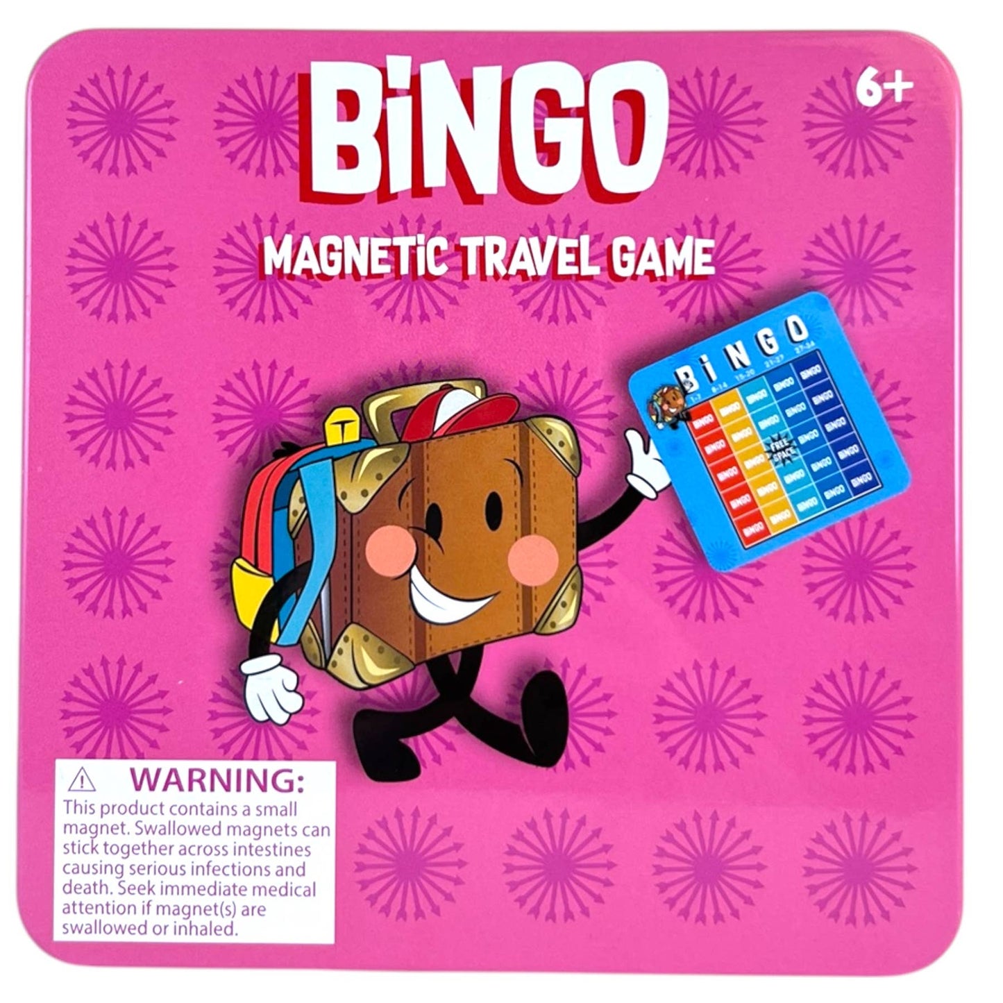 On the Way Games- Magnetic Bingo, Travel Game