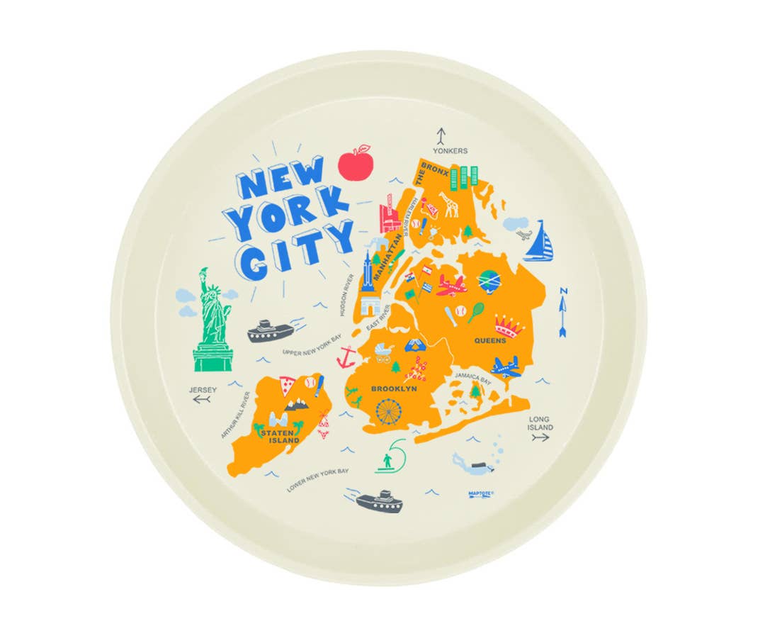 Maptote - New York City Round Tray