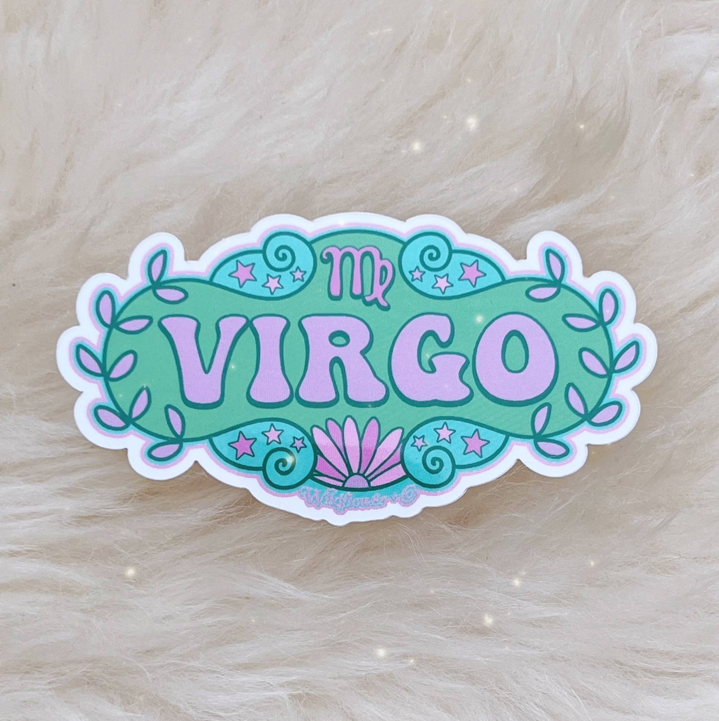 Wildflower + Co. - Zodiac Sticker (Colorful), All Signs