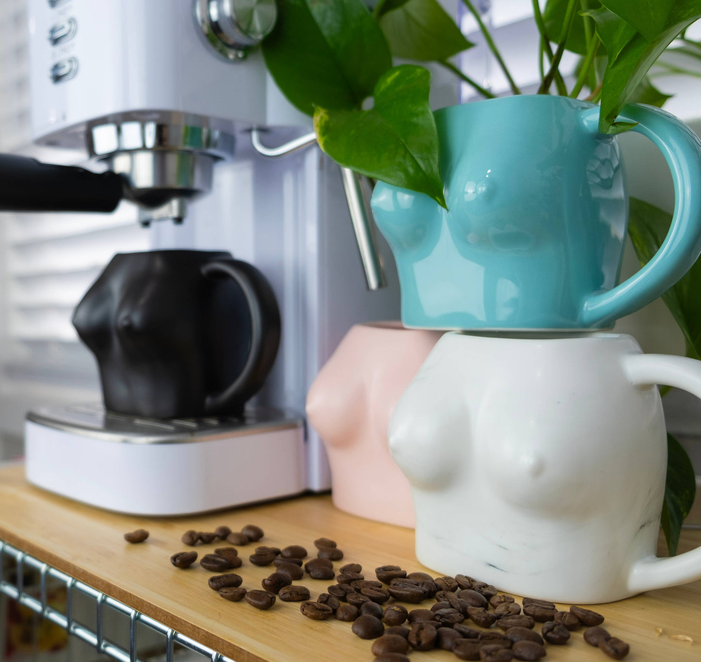 Boob Body Mugs (5 Color Variations)