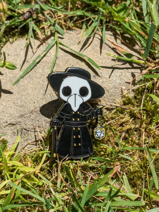 Mimic Gaming Co - Plague Doctor Hard Enamel Pin -1.5"