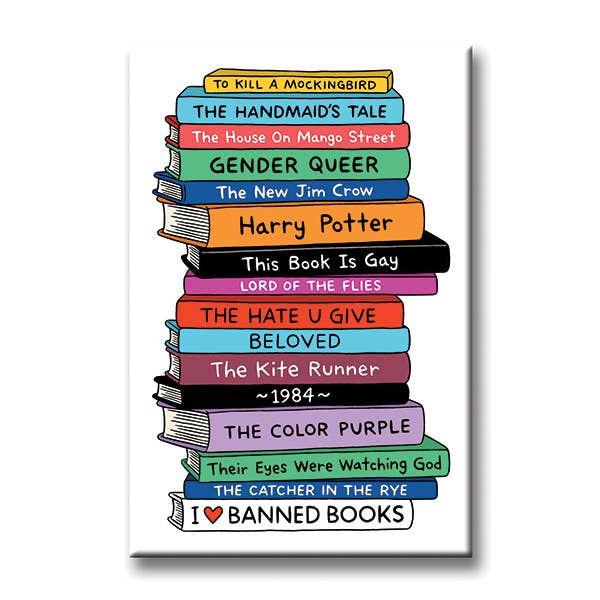 THE FOUND - Banned Books Magnet