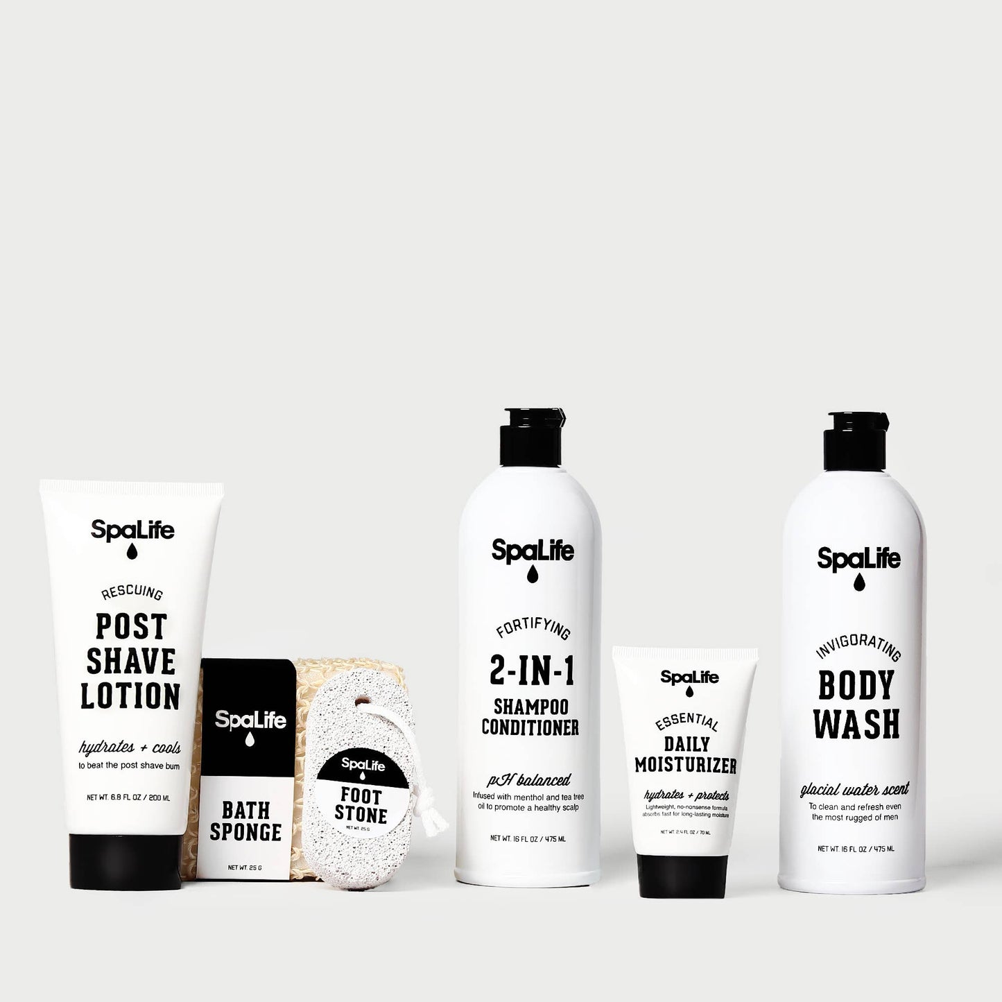 My Spa Life - All Natural Men's Bath & Body Luxury Spa Gift Set Basket