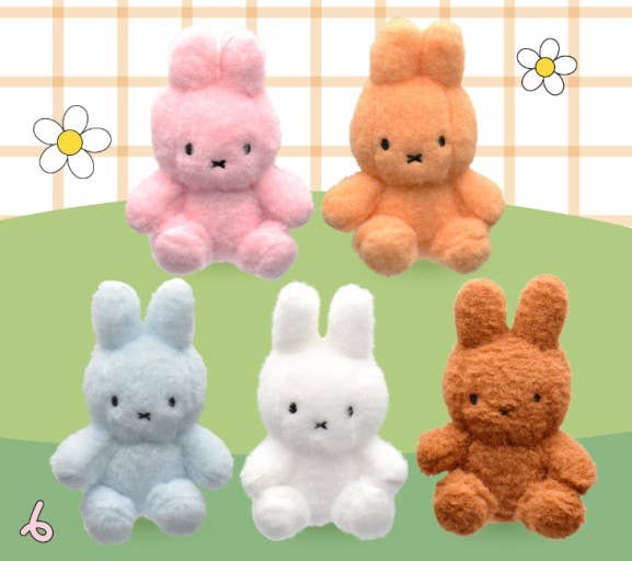 Miffy Limited Creamy Soft Color Fluffy Key ring Bag Charm