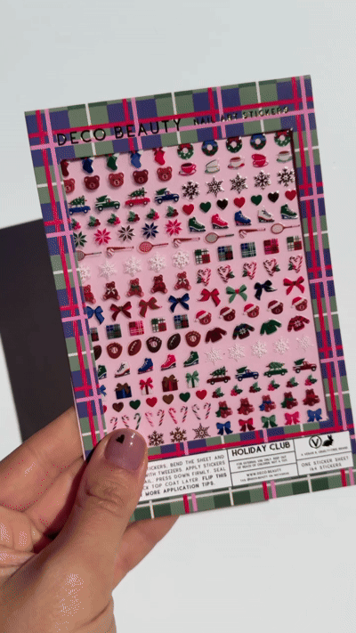 Nail Art Stickers - HOLIDAY CLUB