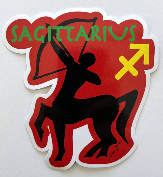 Mary Ellis - Sagittarius Sticker | Zodiac Gift | Astrology Gift