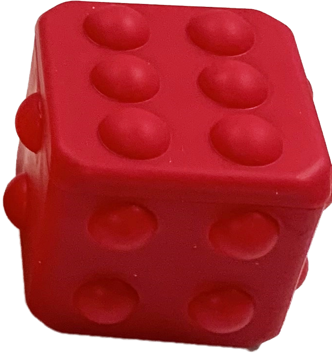 Toysmith - Poppin' Dice - Satisfying Fidget Toy, Assorted Colors