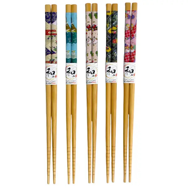 Urban Tokyo - 5 Piece Chopsticks Set Patterns with Gift Box (10/100)