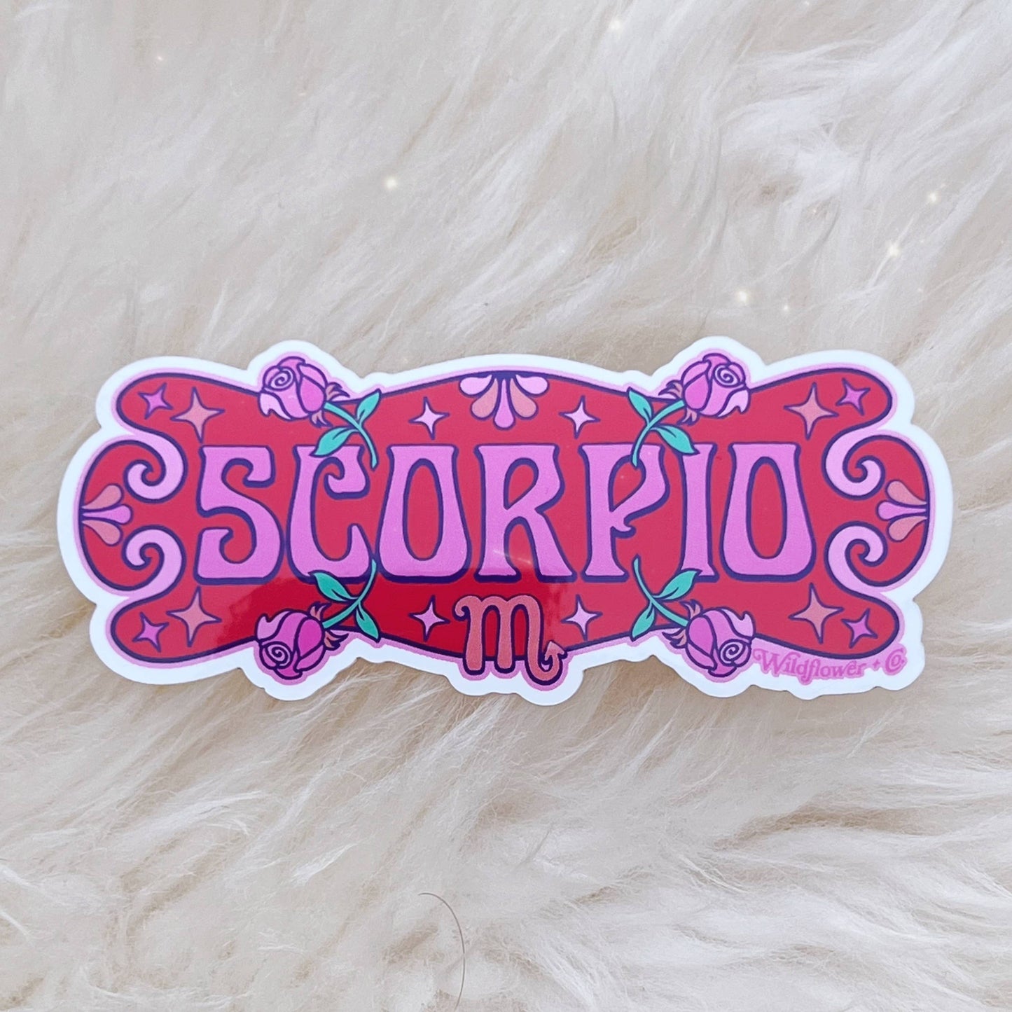 Wildflower + Co. - Zodiac Sticker (Colorful), All Signs