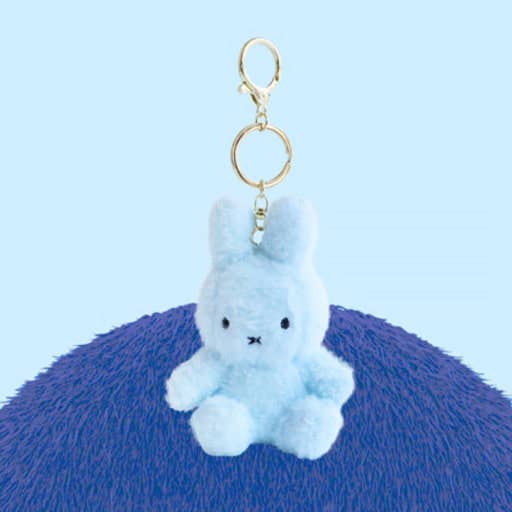 K_Wonderland - Miffy Creamy Plush Bag Charm, Key chain holder - 8cm