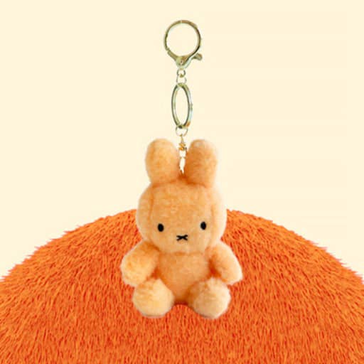 K_Wonderland - Miffy Creamy Plush Bag Charm, Key chain holder - 8cm