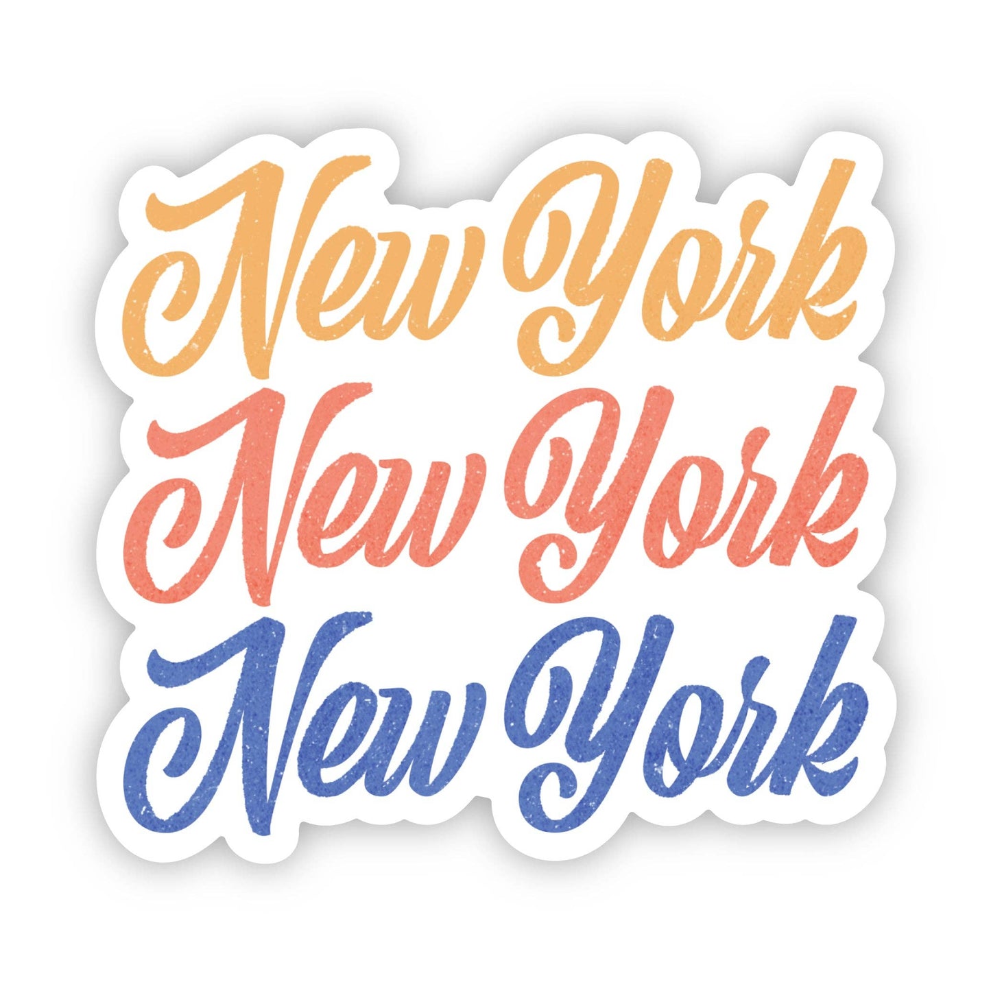 New York Text Sticker