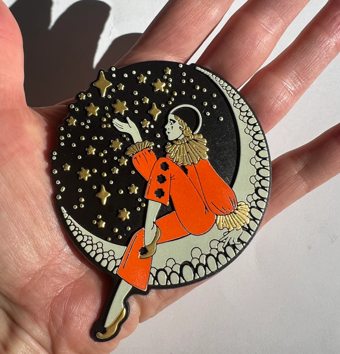 Astral Weekend - Pierrot Clown Rubber Magnet