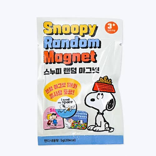 K_Wonderland - Peanuts Snoopy & Friends Magnet Mystery Random Box