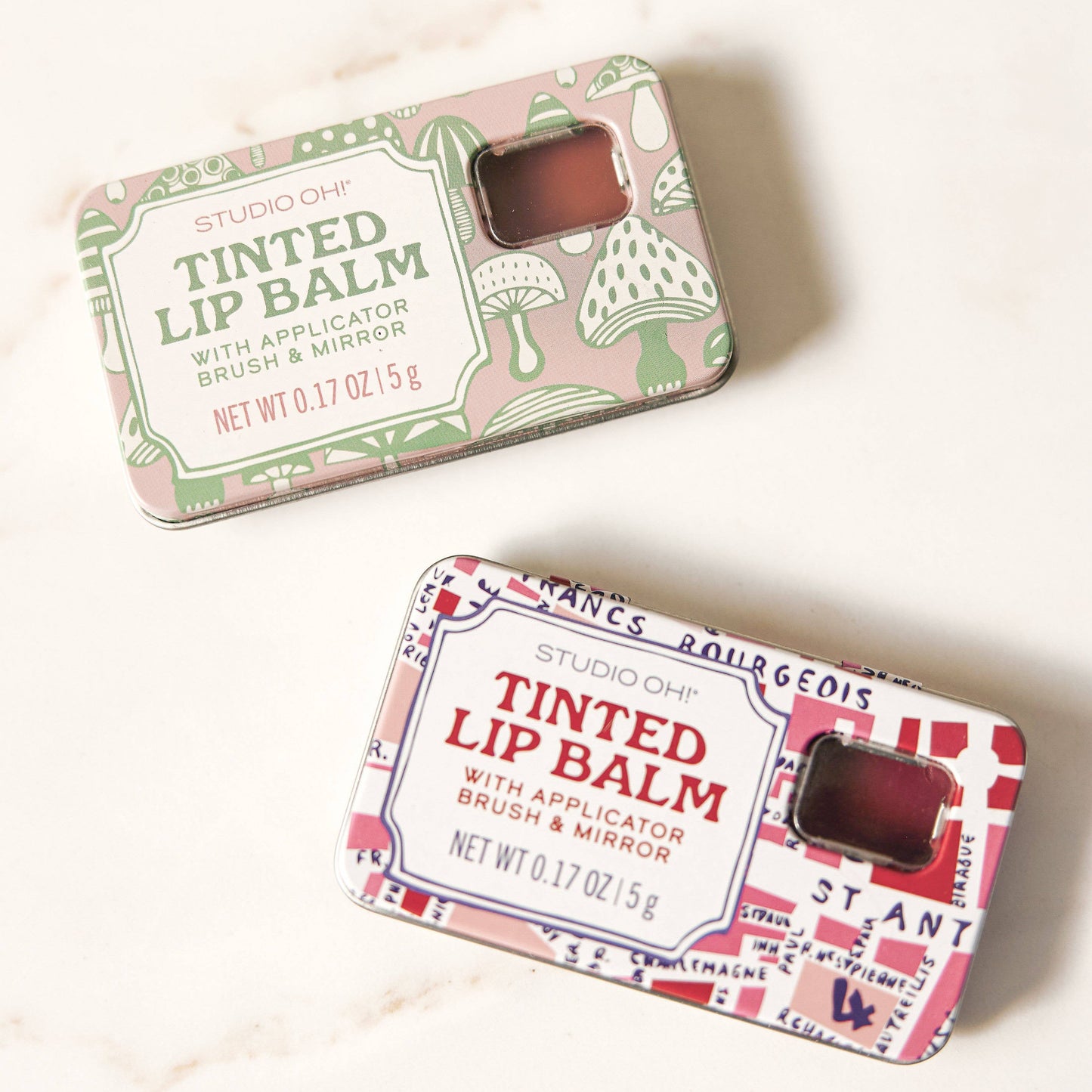 Studio Oh! - Garden Splash Tinted Lip Balm & Brush Set