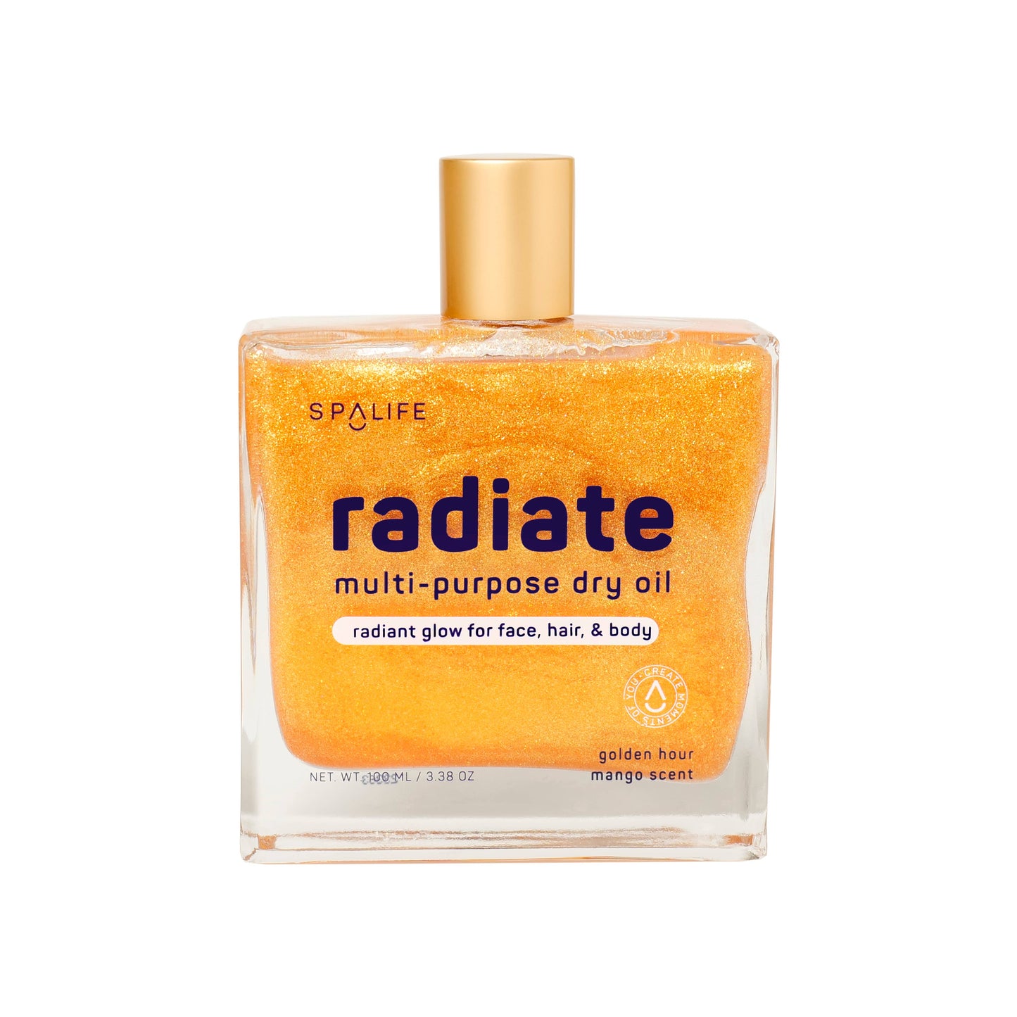 My Spa Life - Radiate Dry Oil, for Face Hair & Body - Mango Scent