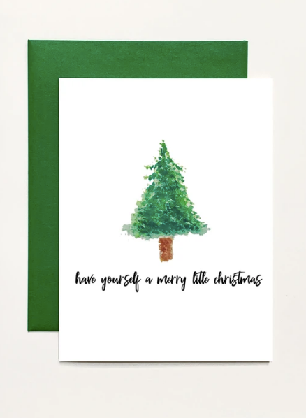 Merry Little Christmas Greeting Card (single or boxed)