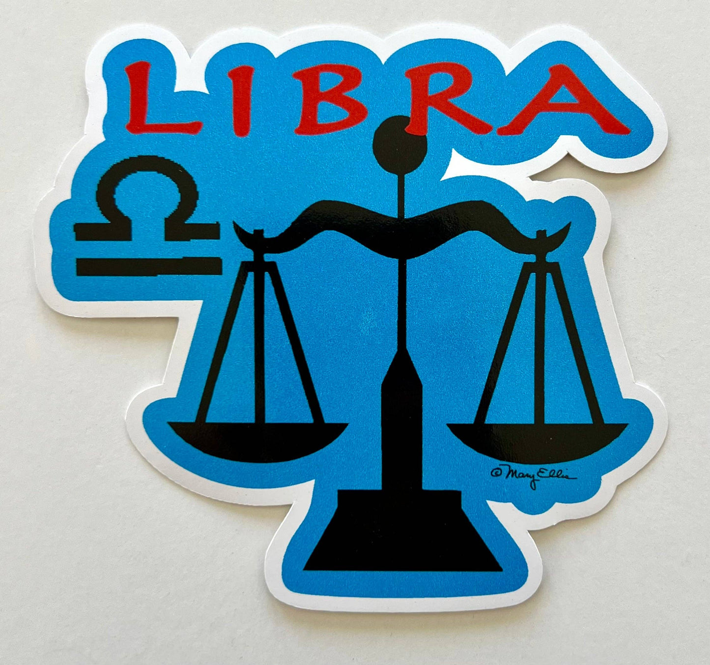 Mary Ellis - Libra Sticker | Zodiac Sign | Astrology | Horoscope Sticker
