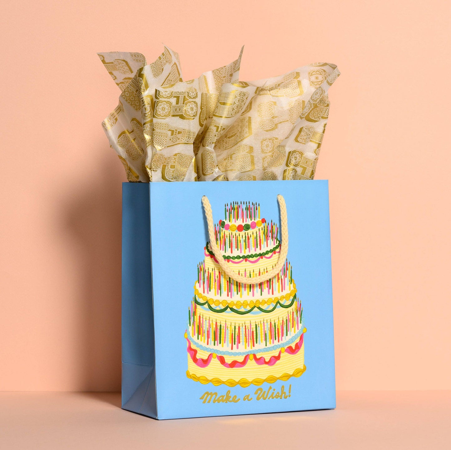 Red Cap Cards - B-day Typography tissue paper