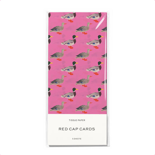 Red Cap Cards - Quacky Birthday tissue paper