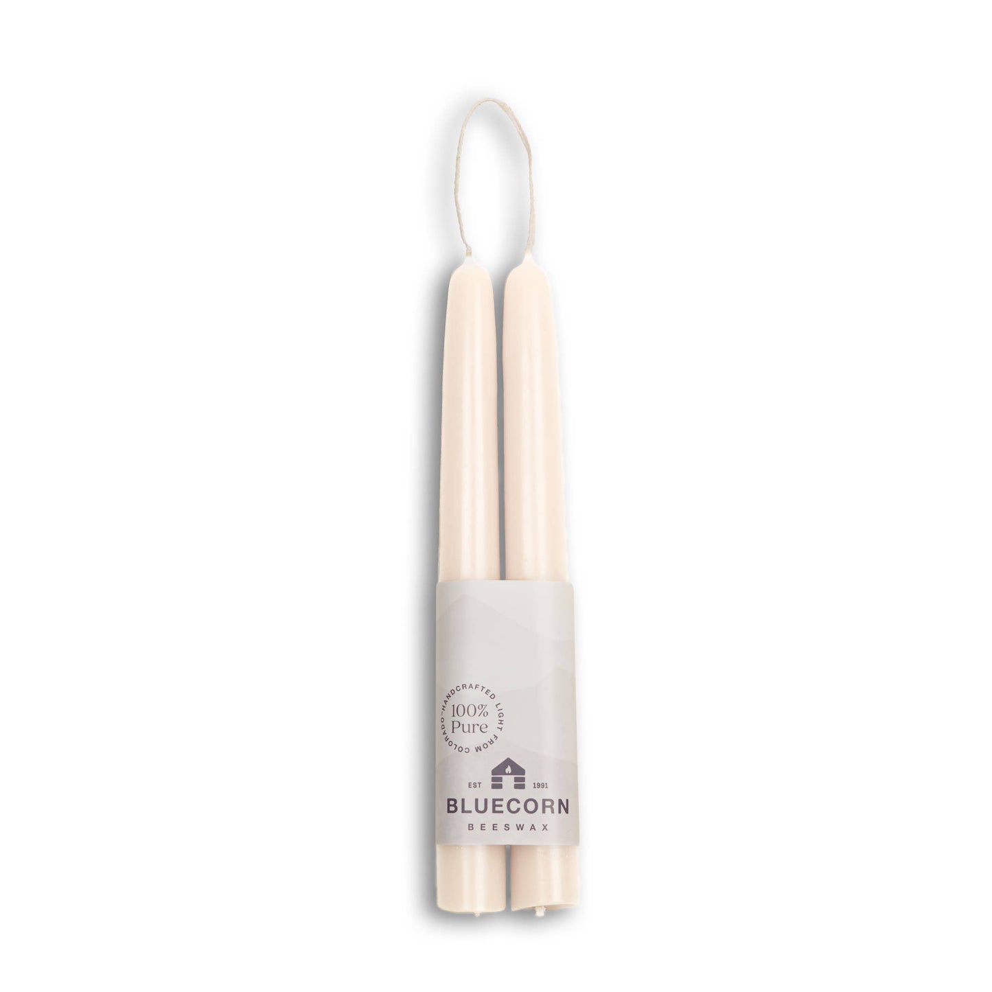 Bluecorn Candles - Beeswax Taper Candles – Dripless & Handmade in USA