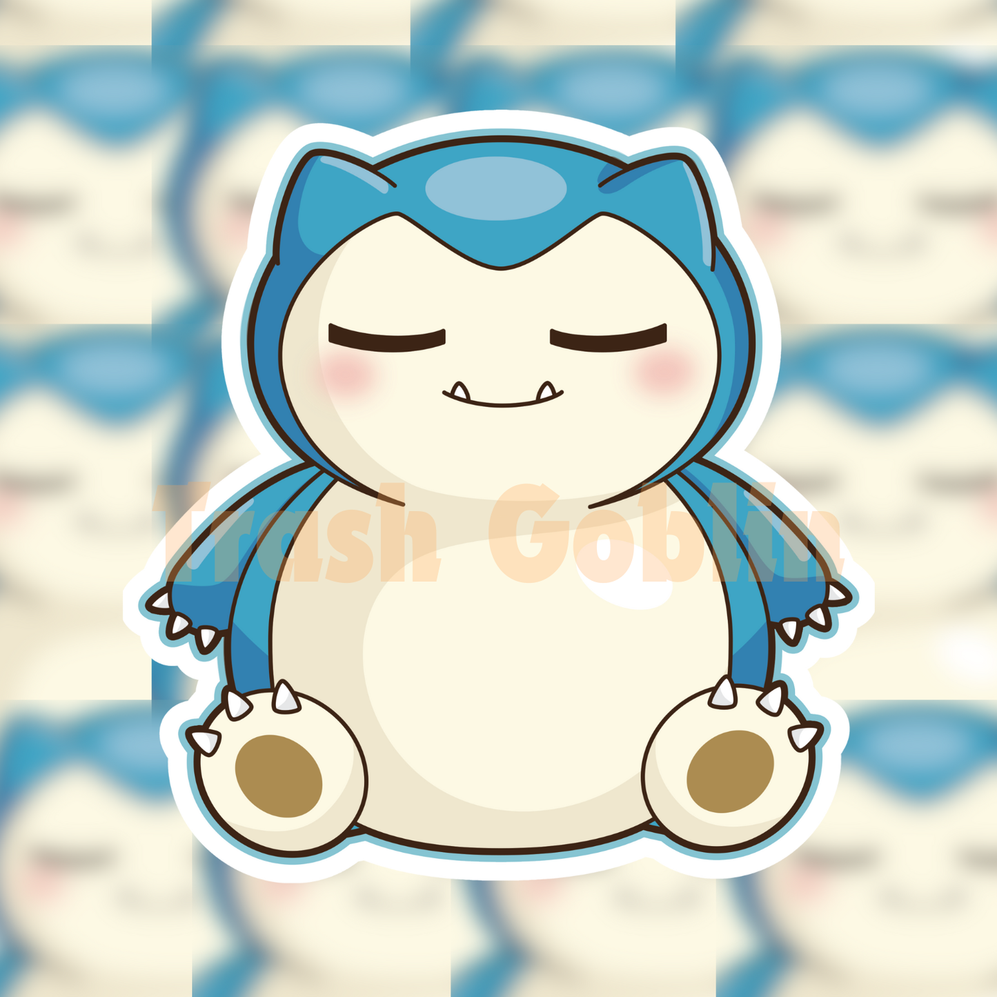 Snorlax Chibi Sticker