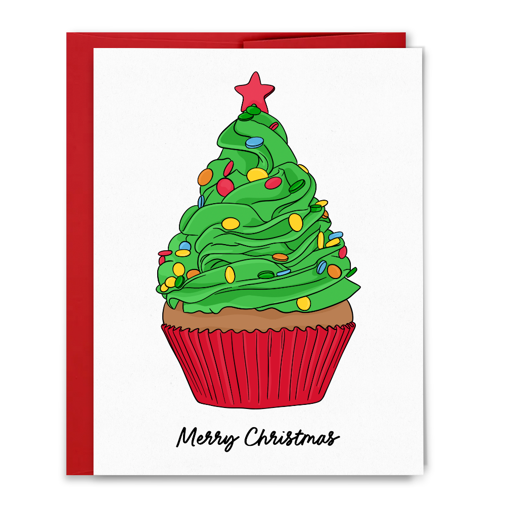 Christmas Cupcake Card
