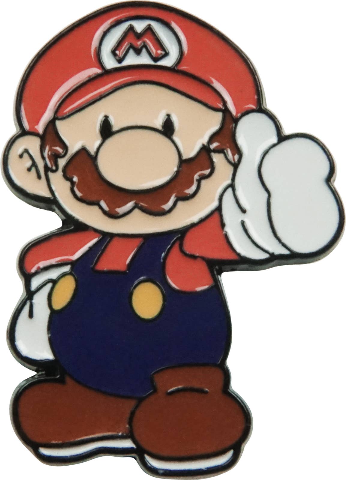 Square Deal Recordings & Supplies - Enamel Pin - Super Mario Bros. - Thumbs Up Mario