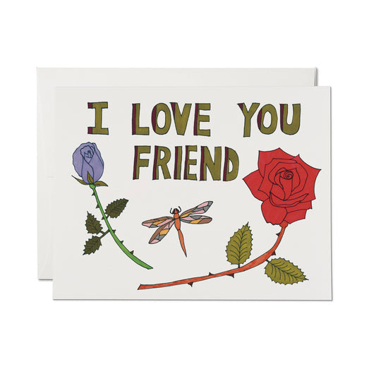 Red Cap Cards - Friend Love greeting card