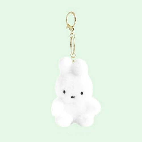 Miffy Limited Creamy Soft Color Fluffy Key ring Bag Charm
