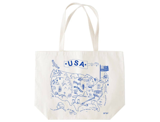 Maptote - USA Beach Tote