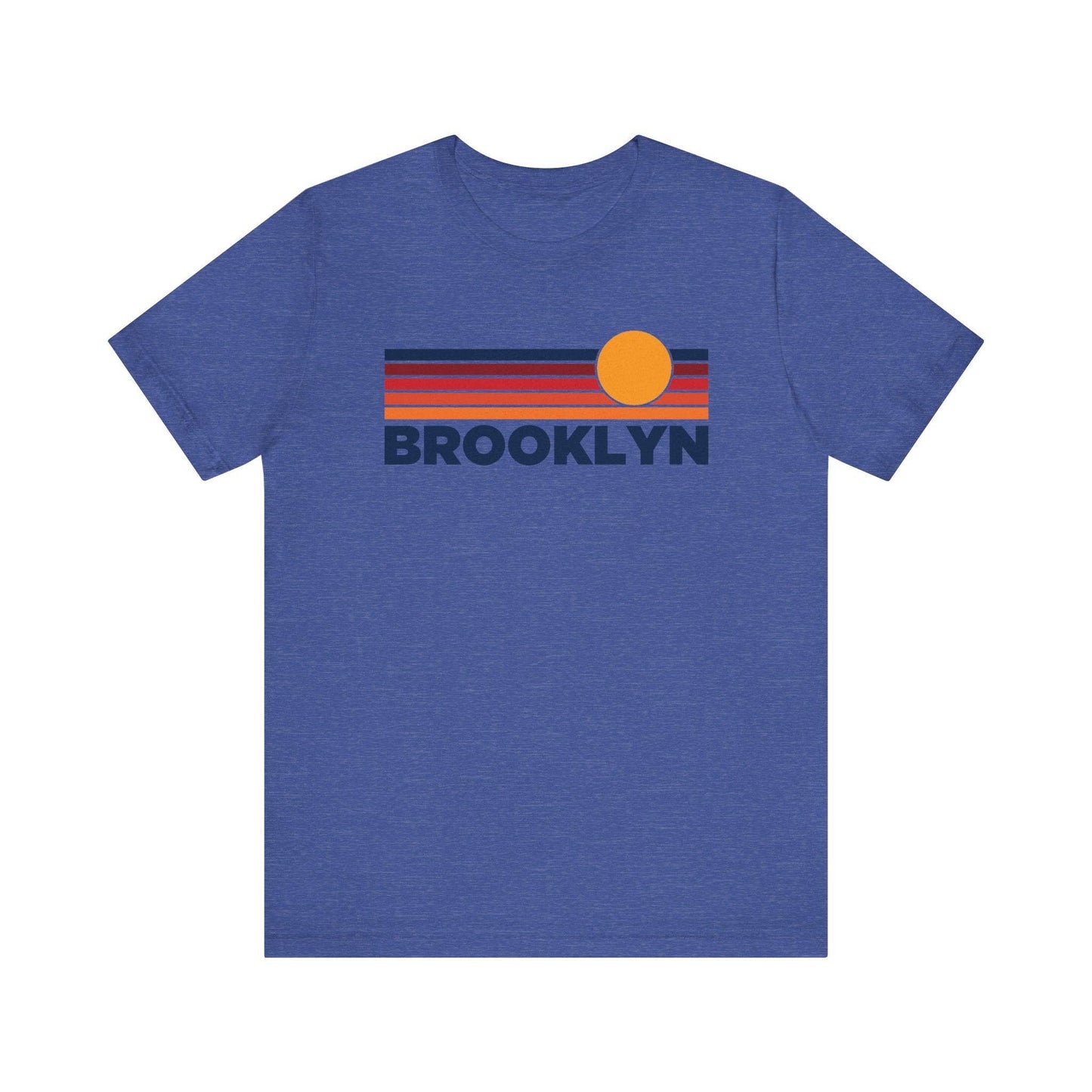 Hey Mountains - Brooklyn, NY T-Shirt Retro Vintage Sun Unisex Brooklyn Tee