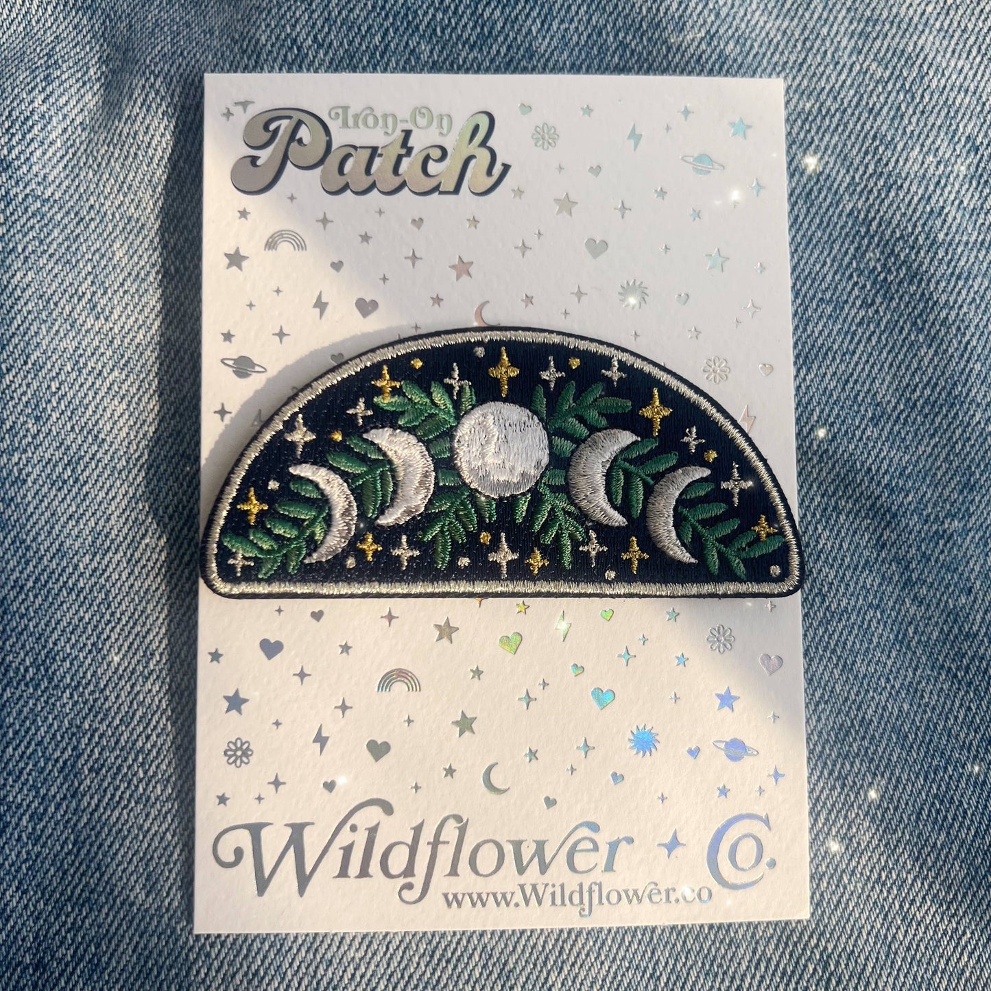 Wildflower + Co. - Moon Phases Patch - Small