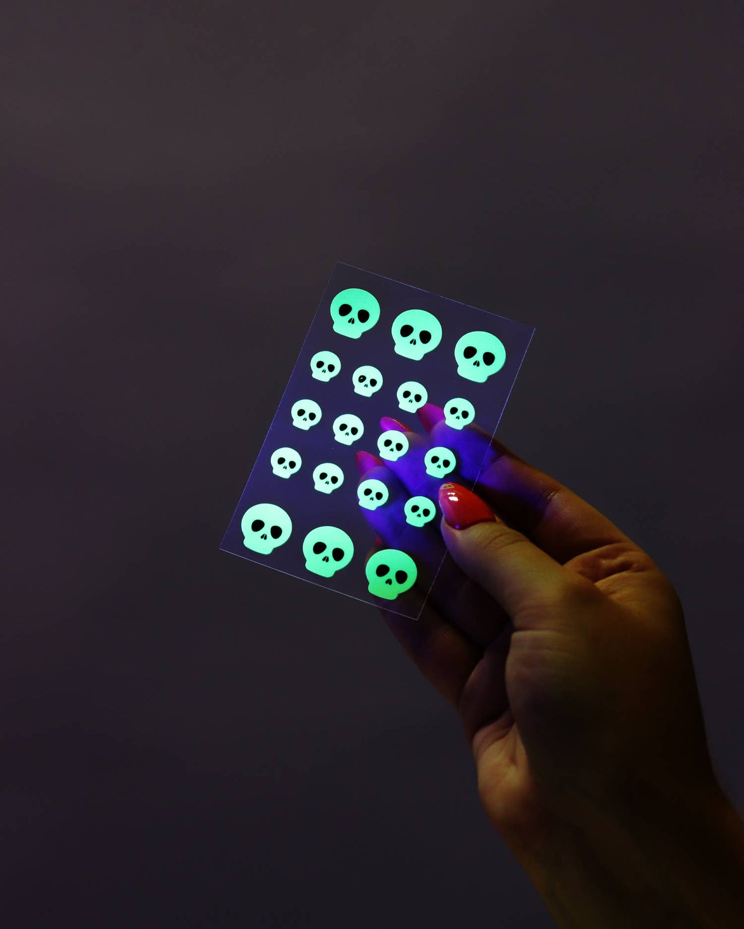 My Spa Life - Glow in the Dark Skulls Halloween Pimple Patches
