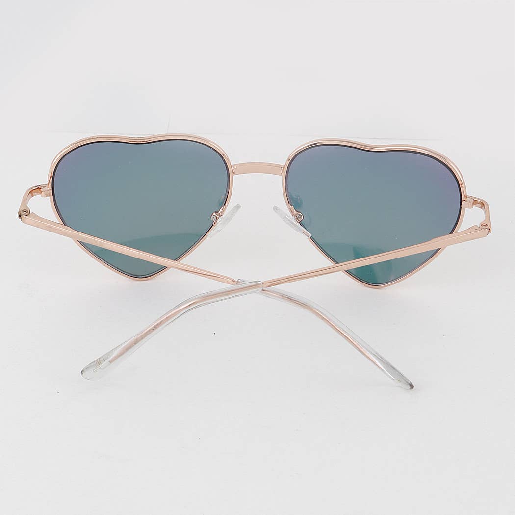 3AM BY H&D ACCESSORIES - Heart Mirrored Sunglasses