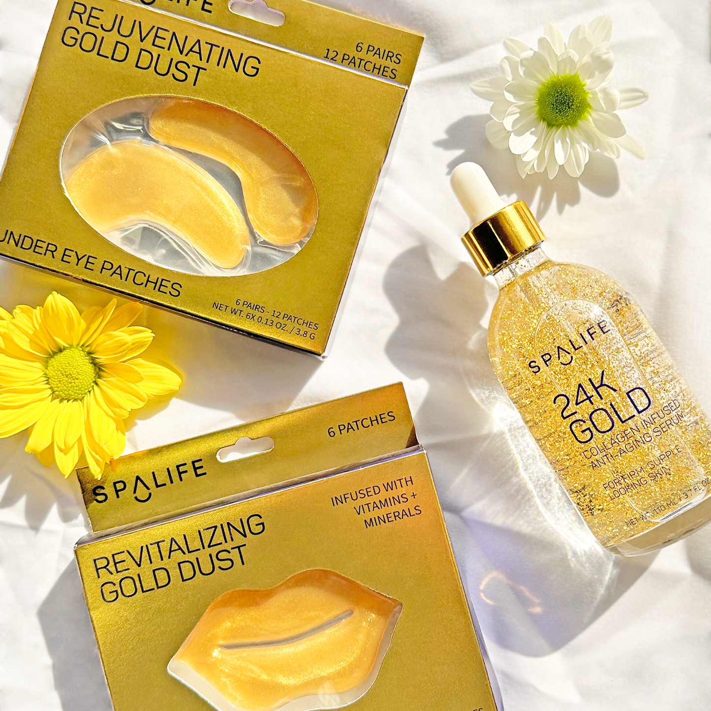 My Spa Life - Rejuvenating Gold Dust Under Eye Masks - 6 Pairs