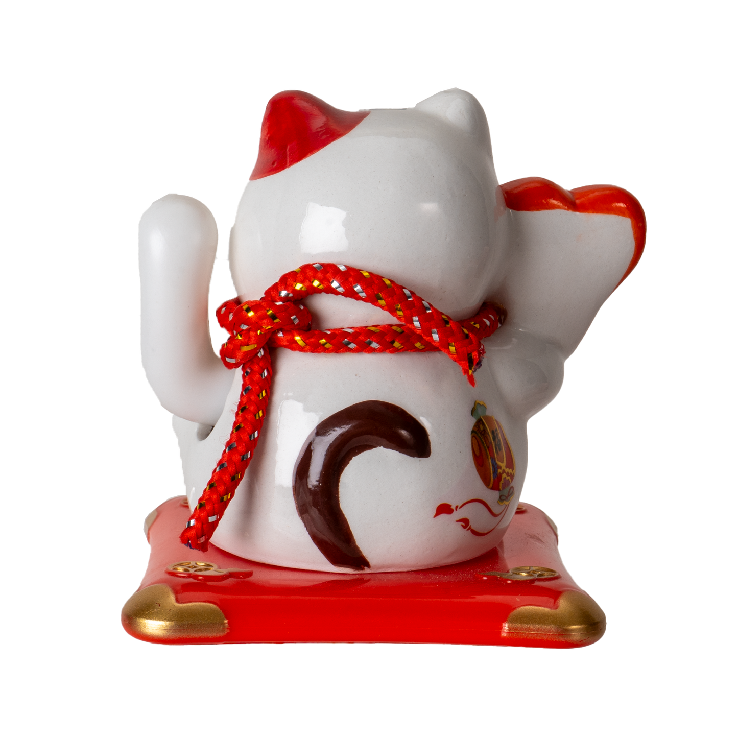5 Inch Tall Solar Powered Lucky Cat With Movable Arm (1/60)